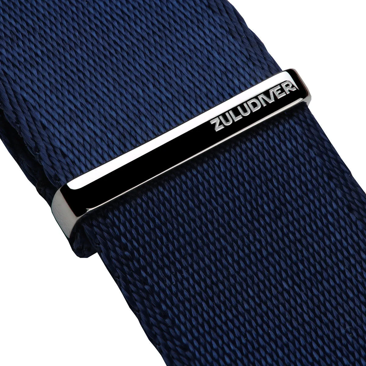 1973 British Military Watch Strap: ARMOURED RECON - Navy Blue, Polished