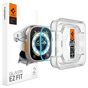 [2 Pack]  Apple Watch Ultra Screen Protector (49mm) Glas.tr EZ Fit