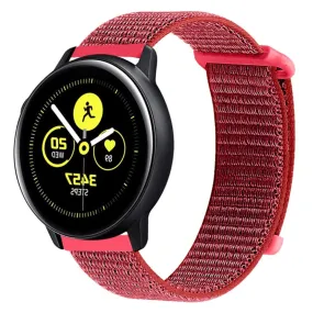 20mm nylon loop watch strap for Samsung Galaxy Watch - Red