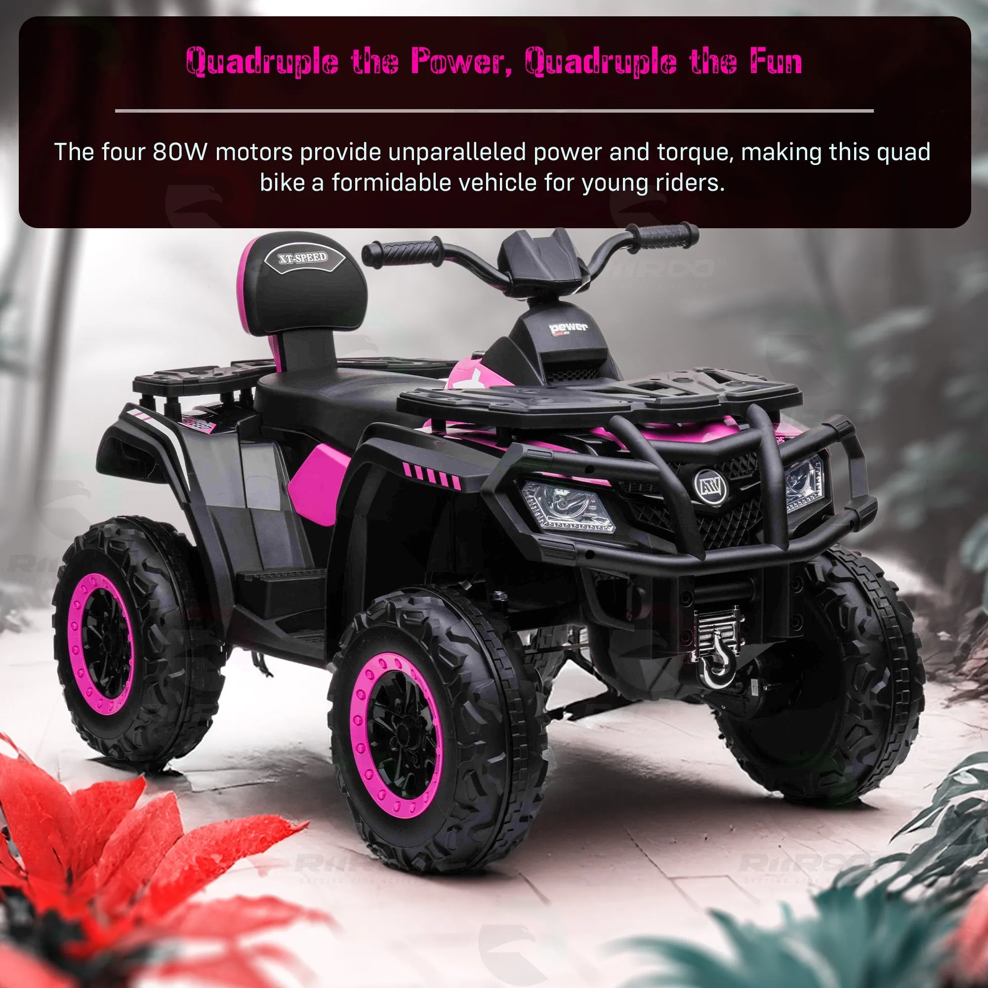 24V RiiRoo Fortress Electric Quad ATV