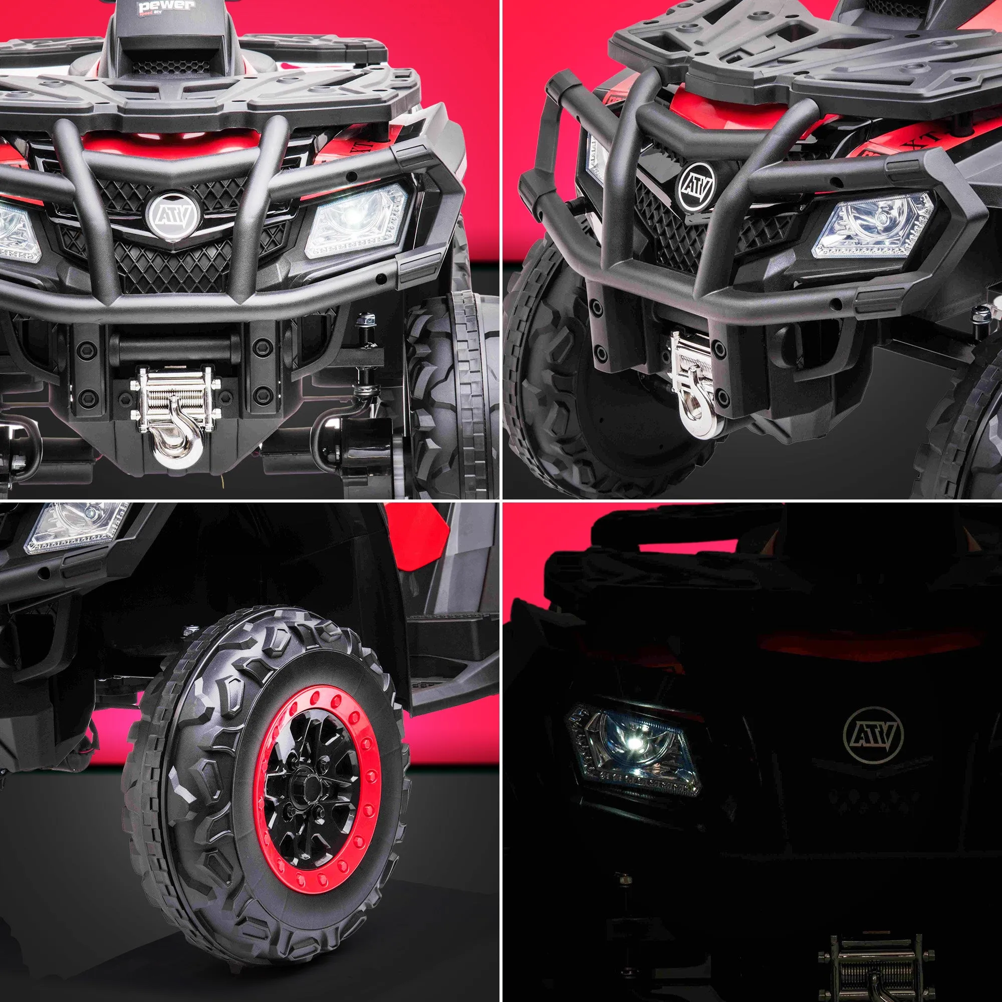 24V RiiRoo Fortress Electric Quad ATV