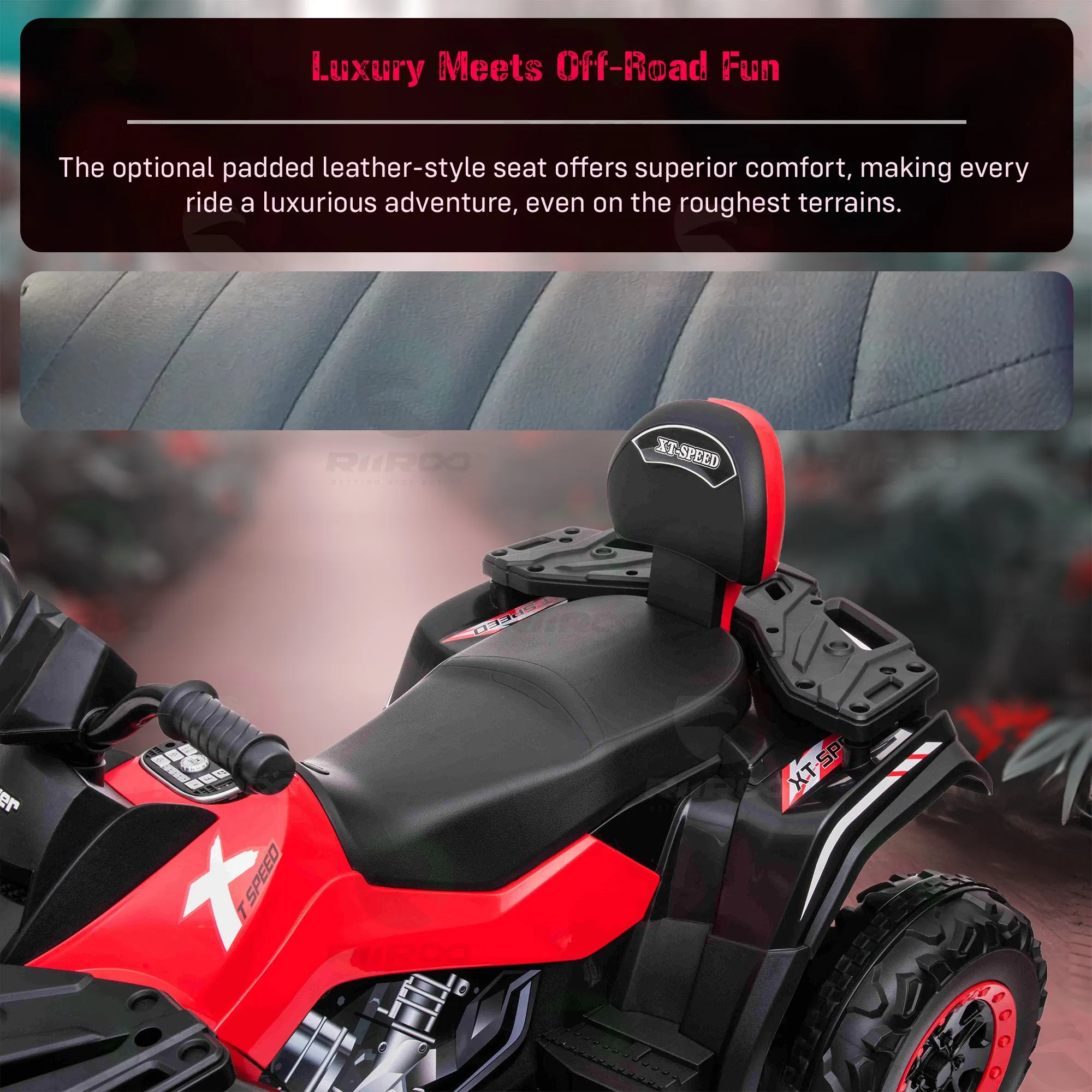 24V RiiRoo Fortress Electric Quad ATV