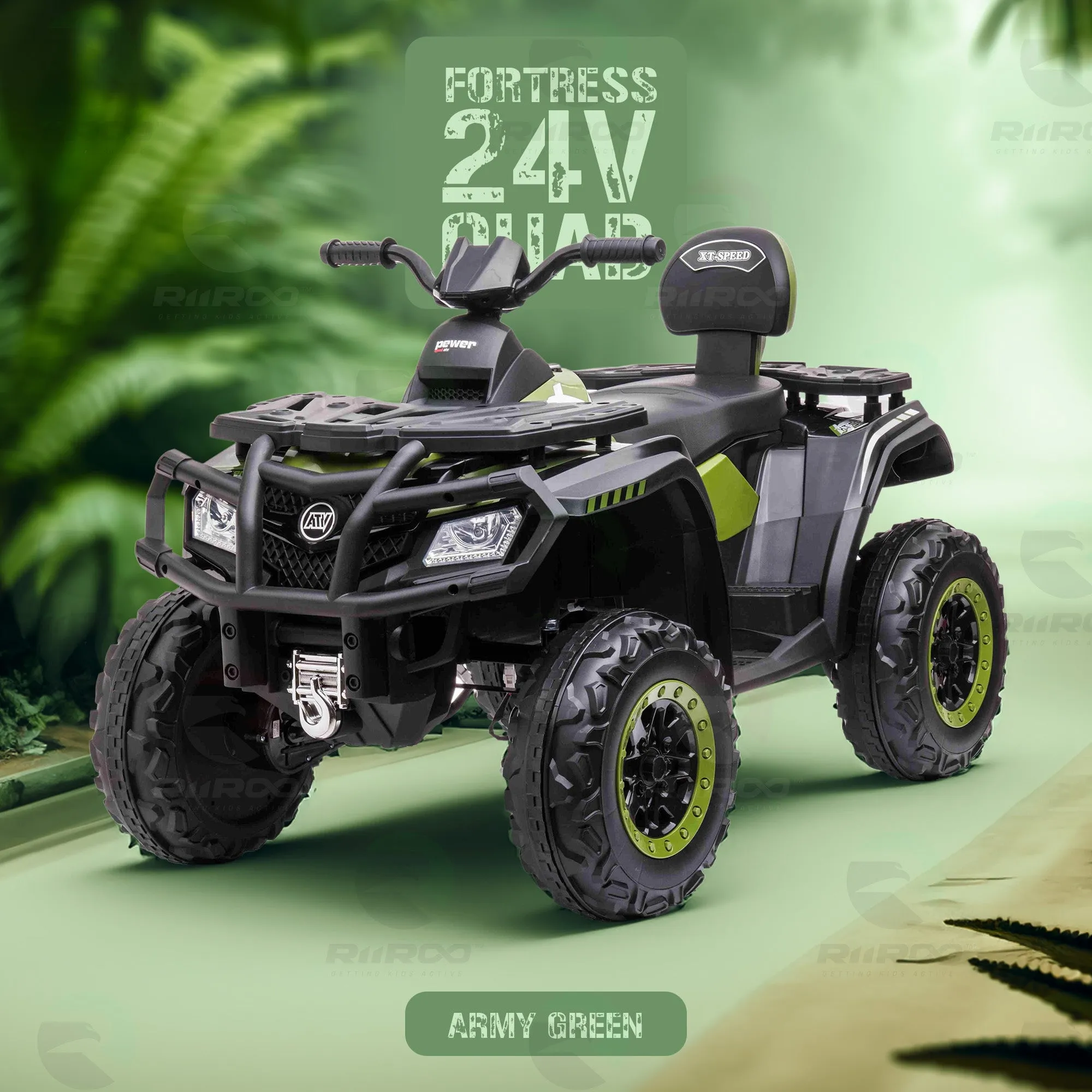 24V RiiRoo Fortress Electric Quad ATV