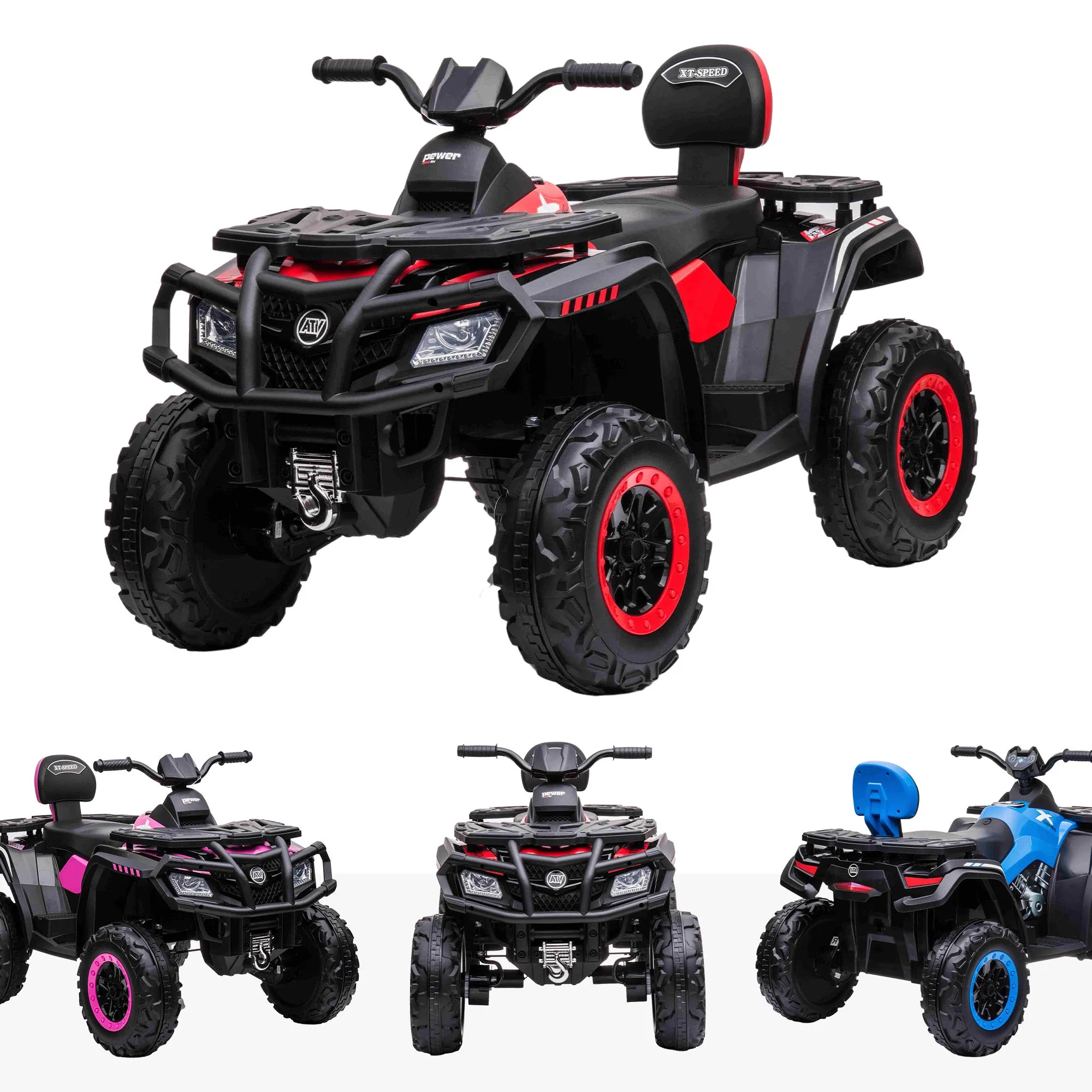 24V RiiRoo Fortress Electric Quad ATV