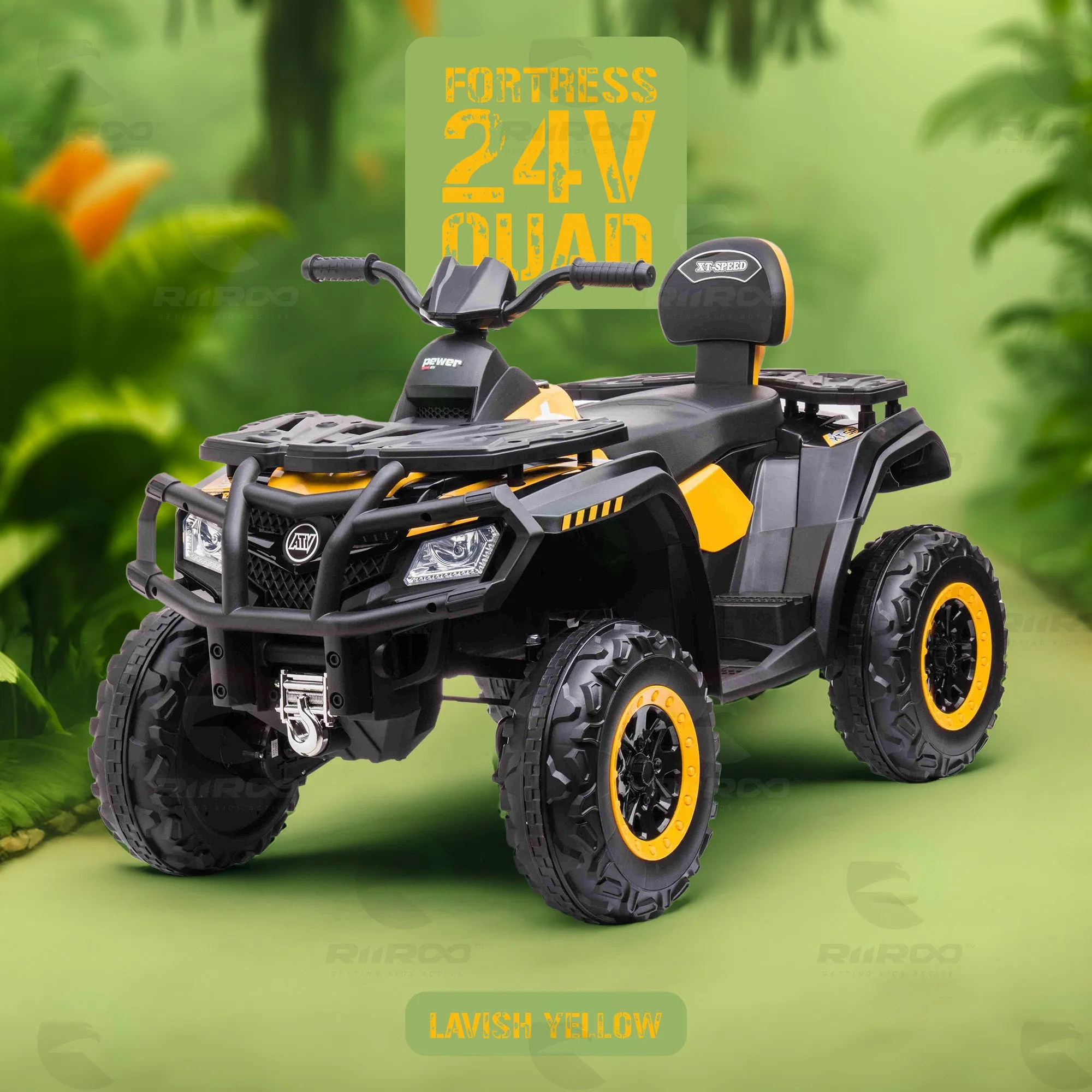 24V RiiRoo Fortress Electric Quad ATV