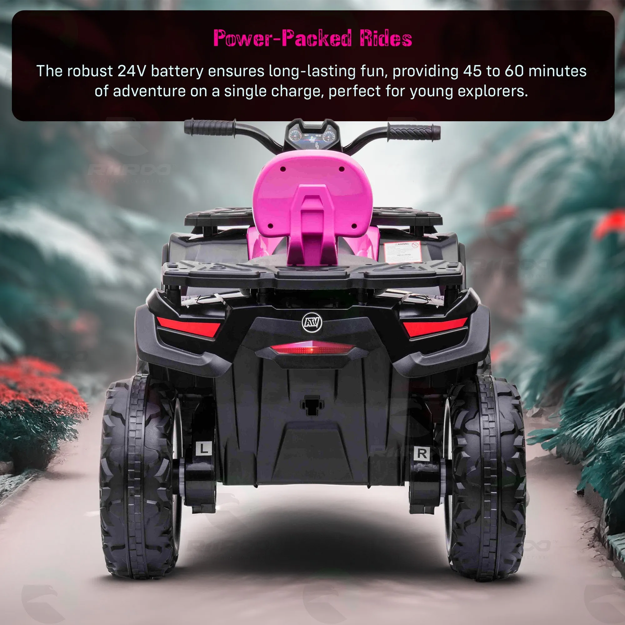 24V RiiRoo Fortress Electric Quad ATV