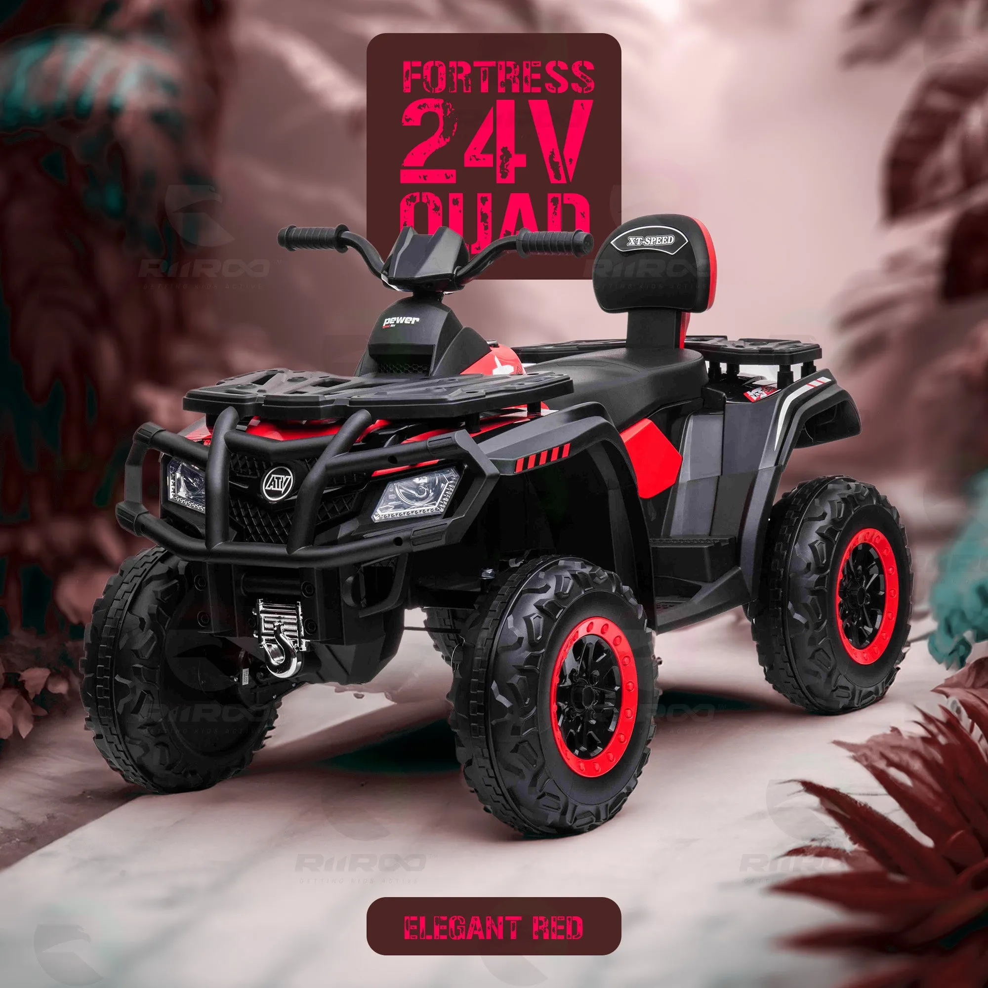 24V RiiRoo Fortress Electric Quad ATV