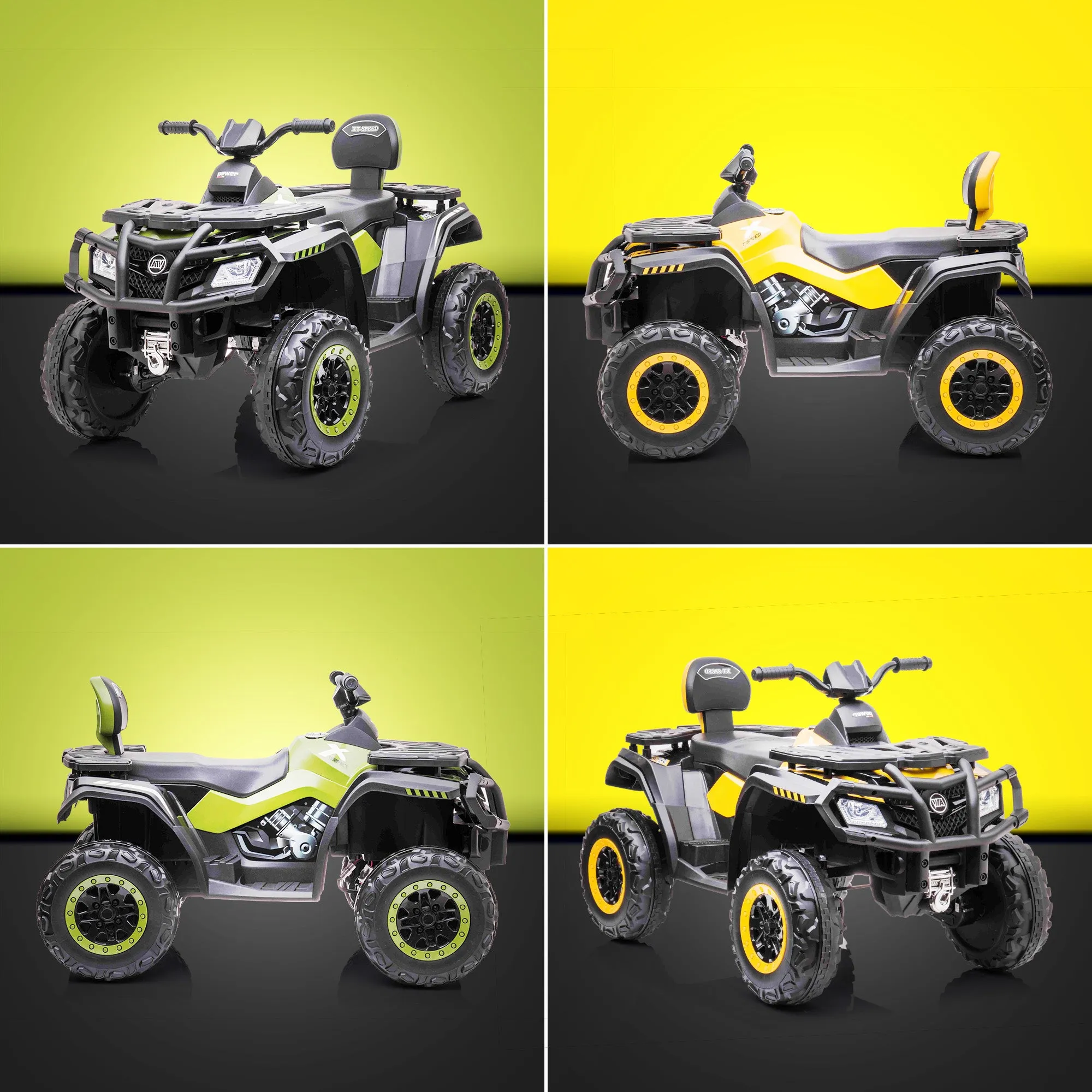 24V RiiRoo Fortress Electric Quad ATV