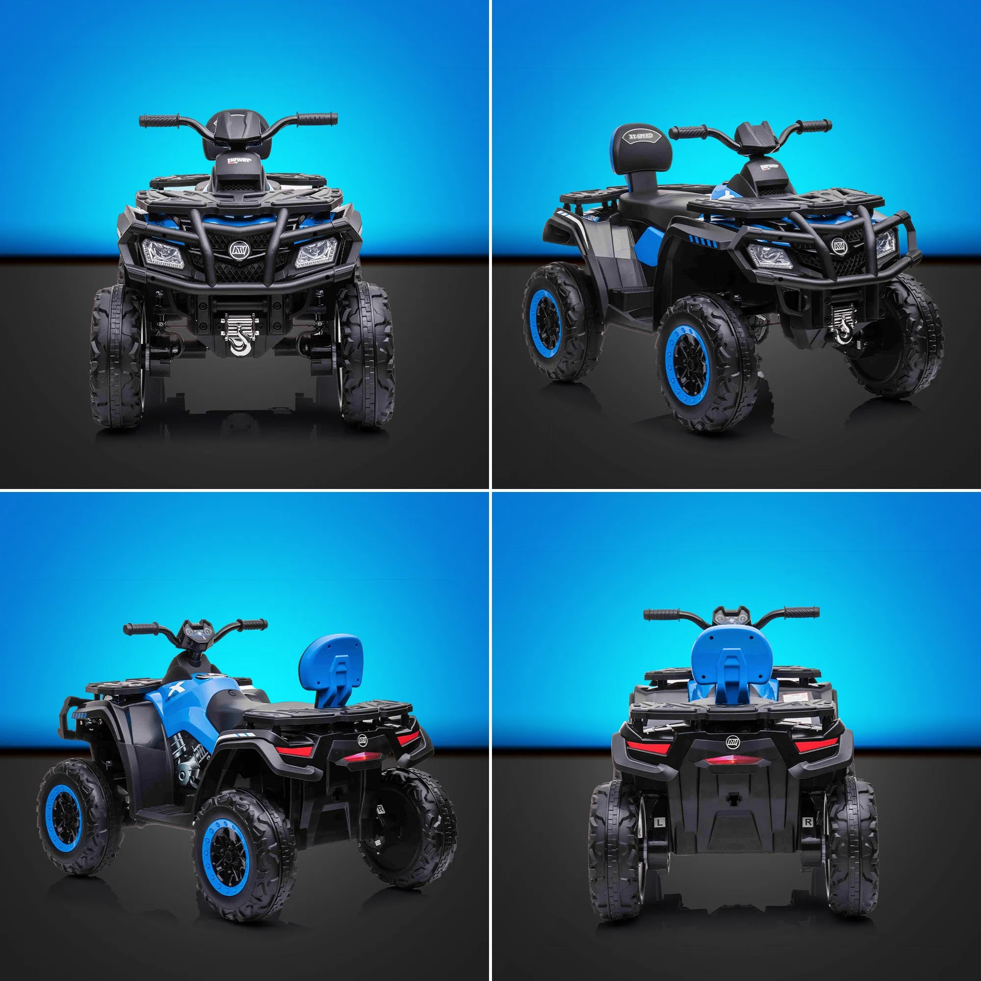 24V RiiRoo Fortress Electric Quad ATV