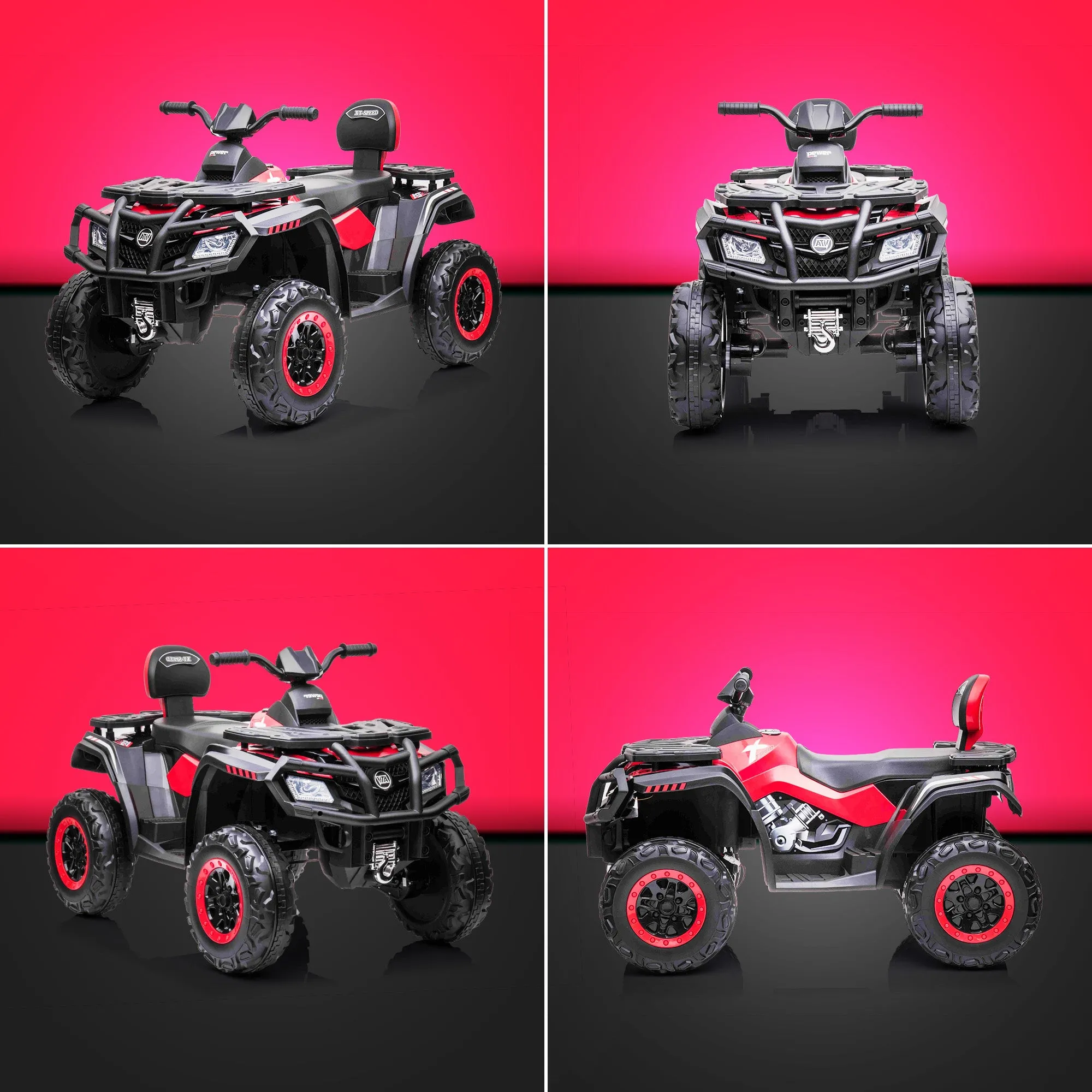 24V RiiRoo Fortress Electric Quad ATV