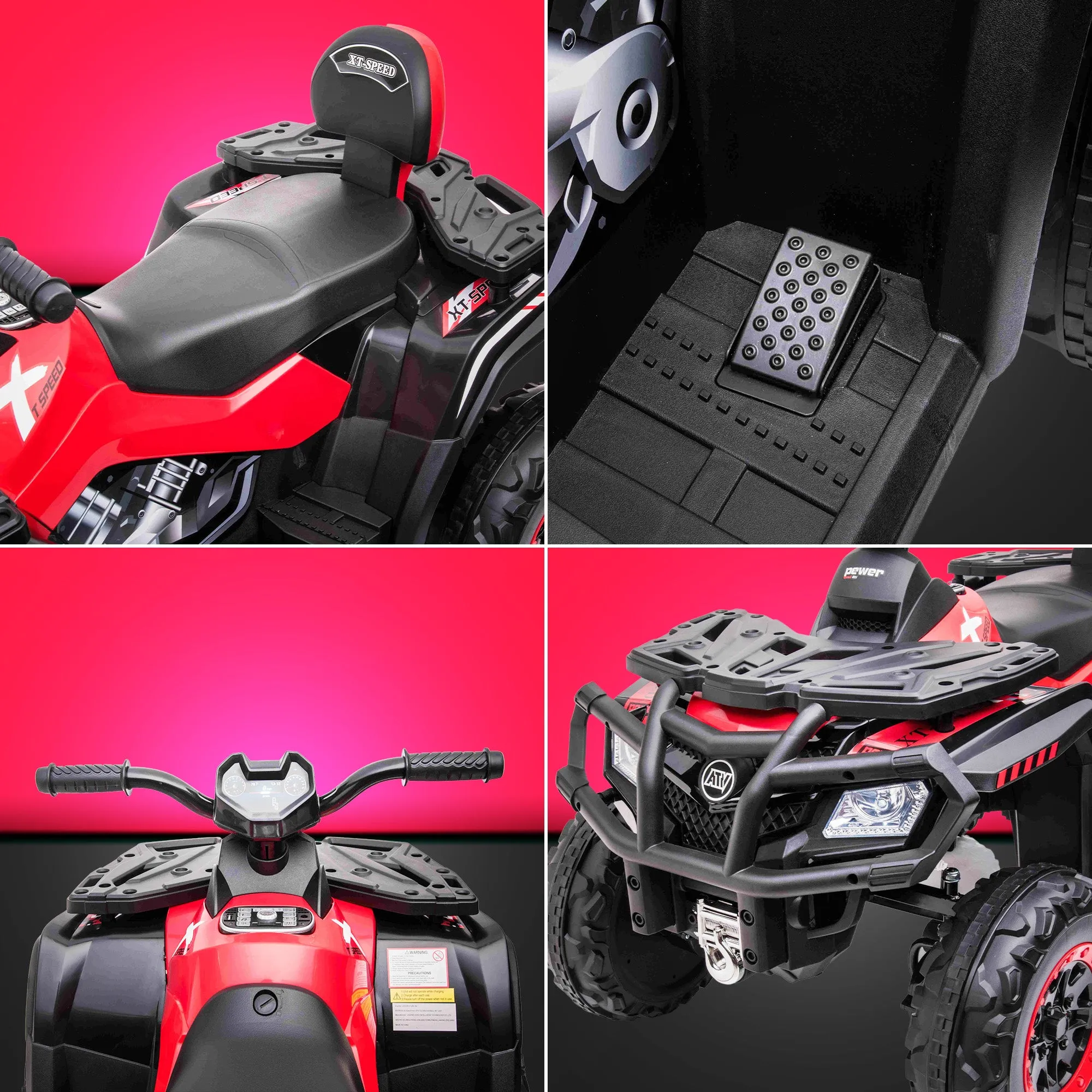 24V RiiRoo Fortress Electric Quad ATV