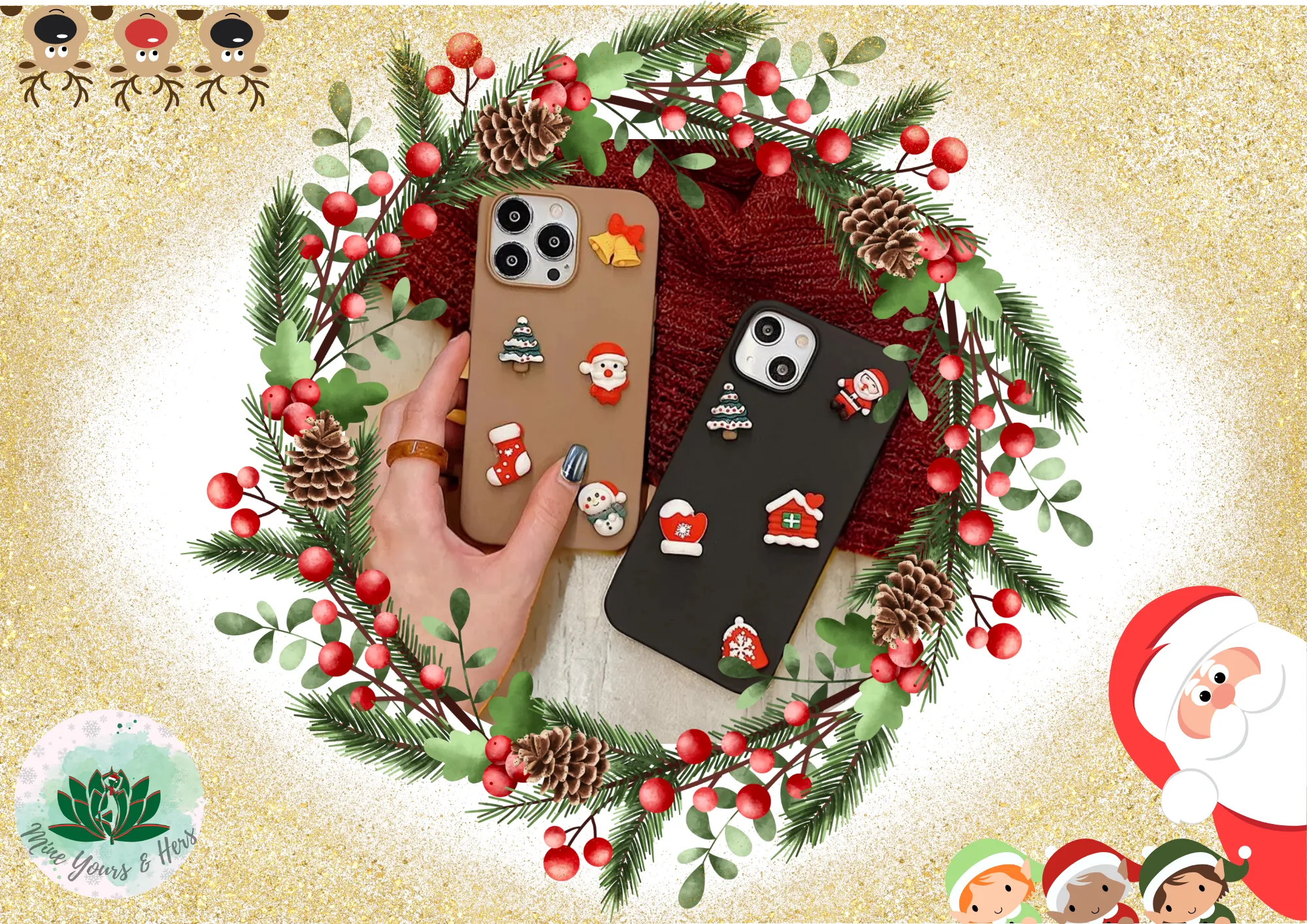 3D Christmas Case