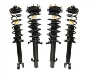 4 Complete Coil Spring Struts for Acura TSX 09-14 Sedan Automatic Transmission