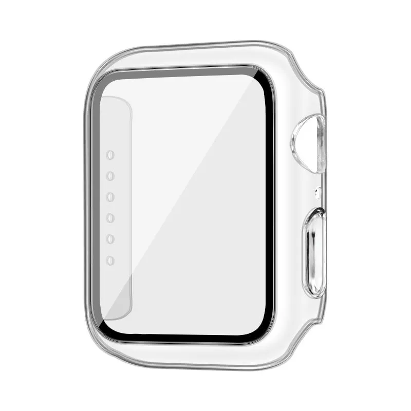 AMZER 2 in 1 PC Frame Case with Tempered Glass Film For Apple Watch Series 8 45mm