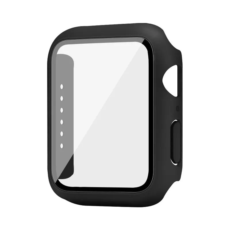 AMZER 2 in 1 PC Frame Case with Tempered Glass Film For Apple Watch Series 8 45mm