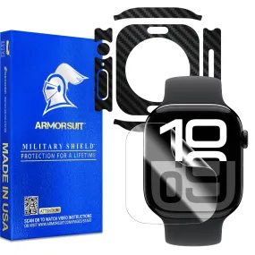 Armorsuit Vinyl Skin Wrap Film for Apple Watch Series 10 (46mm)   Screen protector