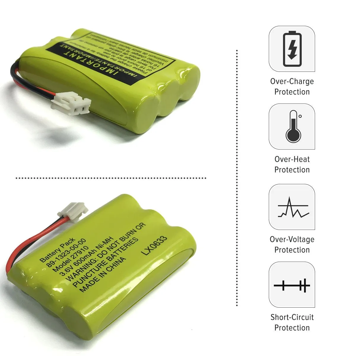 Ativa AD583 Cordless Phone Battery