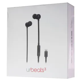 Beats urBeats3 Earphones for iPhones - Black (MU992LL/A)