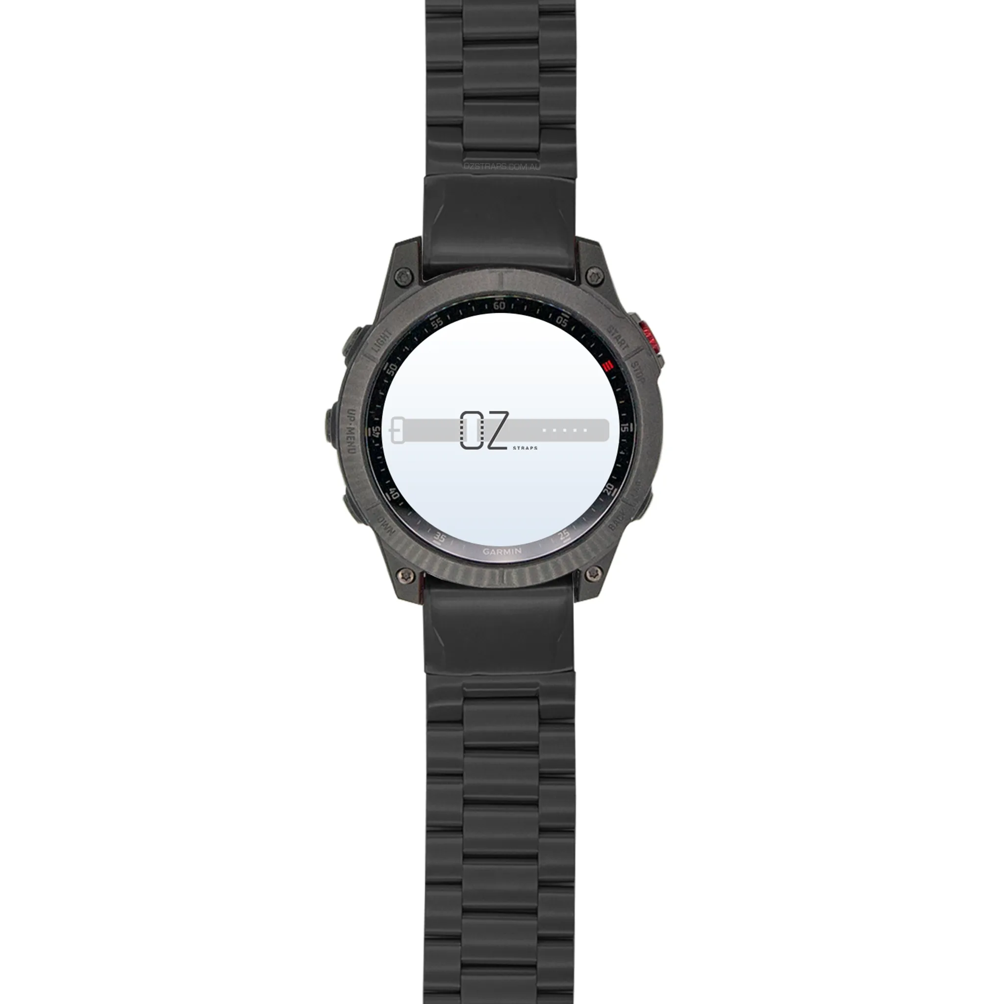 Black Classic Stainless Steel Garmin Fenix 6 / 7 / 8 (47MM) Band