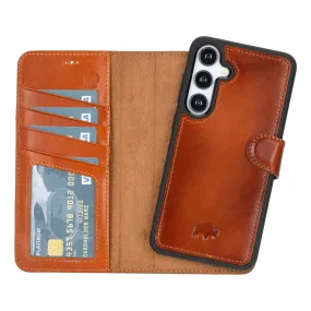 Carter Samsung Galaxy S25 Plus Wallet Case, Burnished Tan