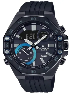 Casio Edifice SMARTPHONE LINK Black IP Mens Watch ECB10PB-1A