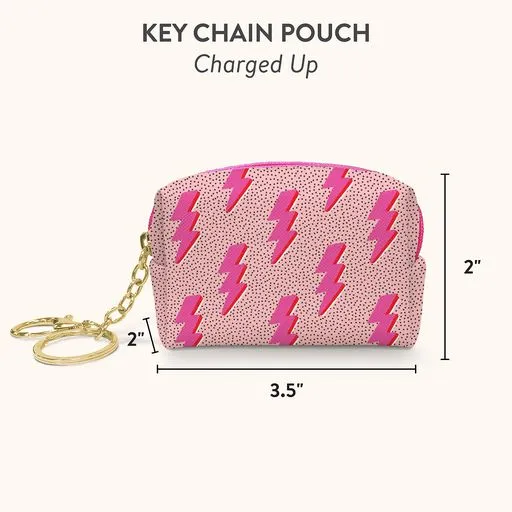 Charged Up Key Chain Pouch