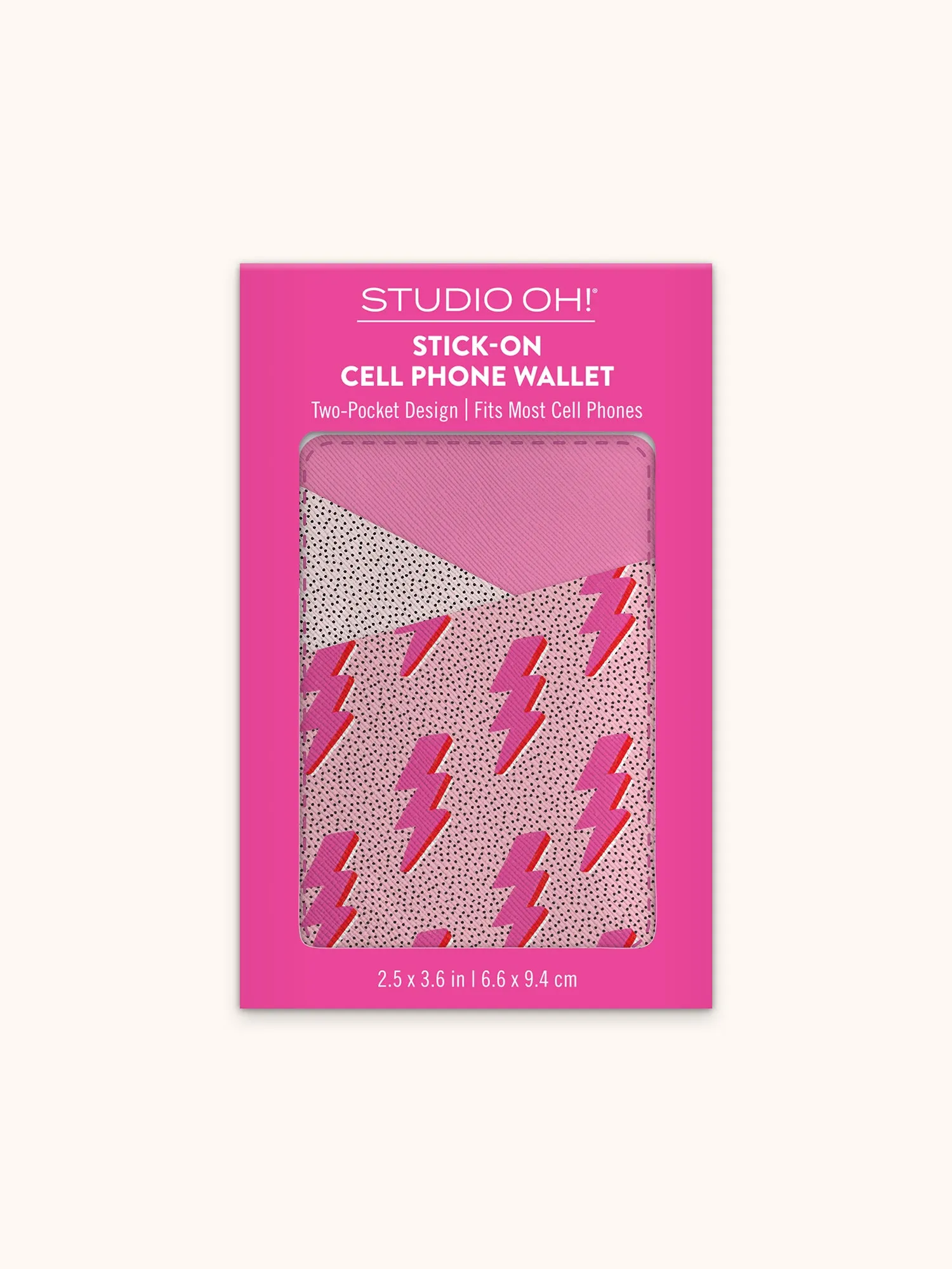 Charged Up Stick-On Cell Phone Wallet