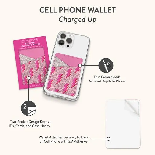 Charged Up Stick-On Cell Phone Wallet