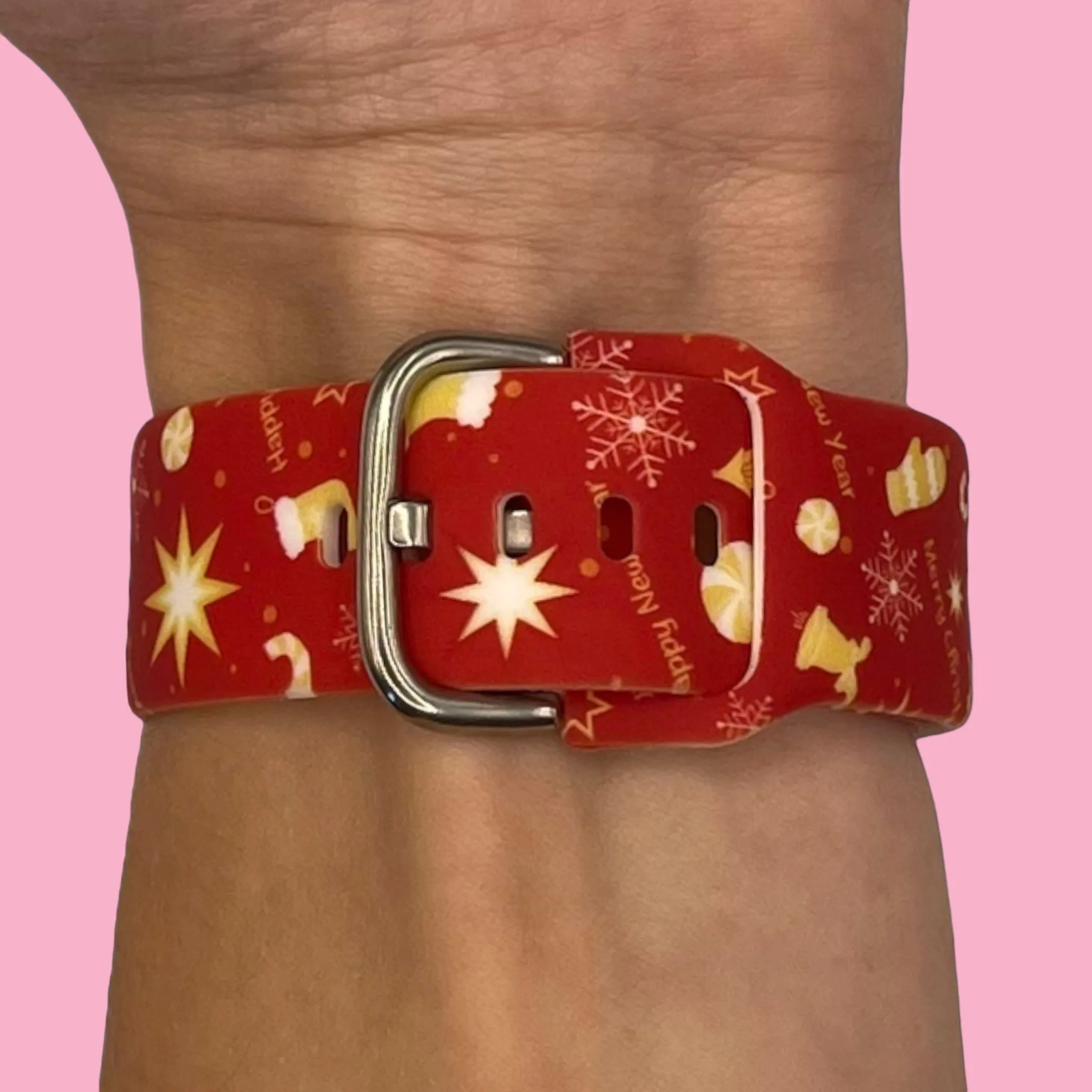 Christmas Watch Straps compatible with the Huawei Talkband B5