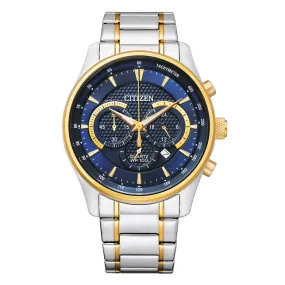 Citizen Men's Watch Chronograph Blue Two-Tone AN8194-51L