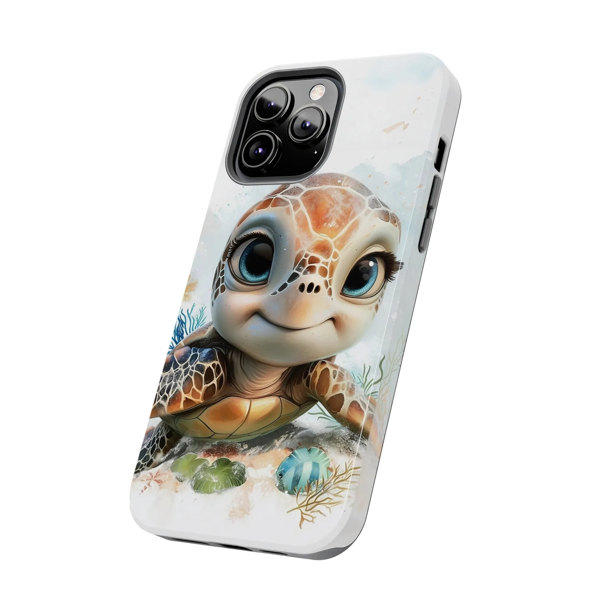 Cute Sea Turtle print Design Tough Phone Case compatible with a large variety of iPhone models, Gift, Phone Case