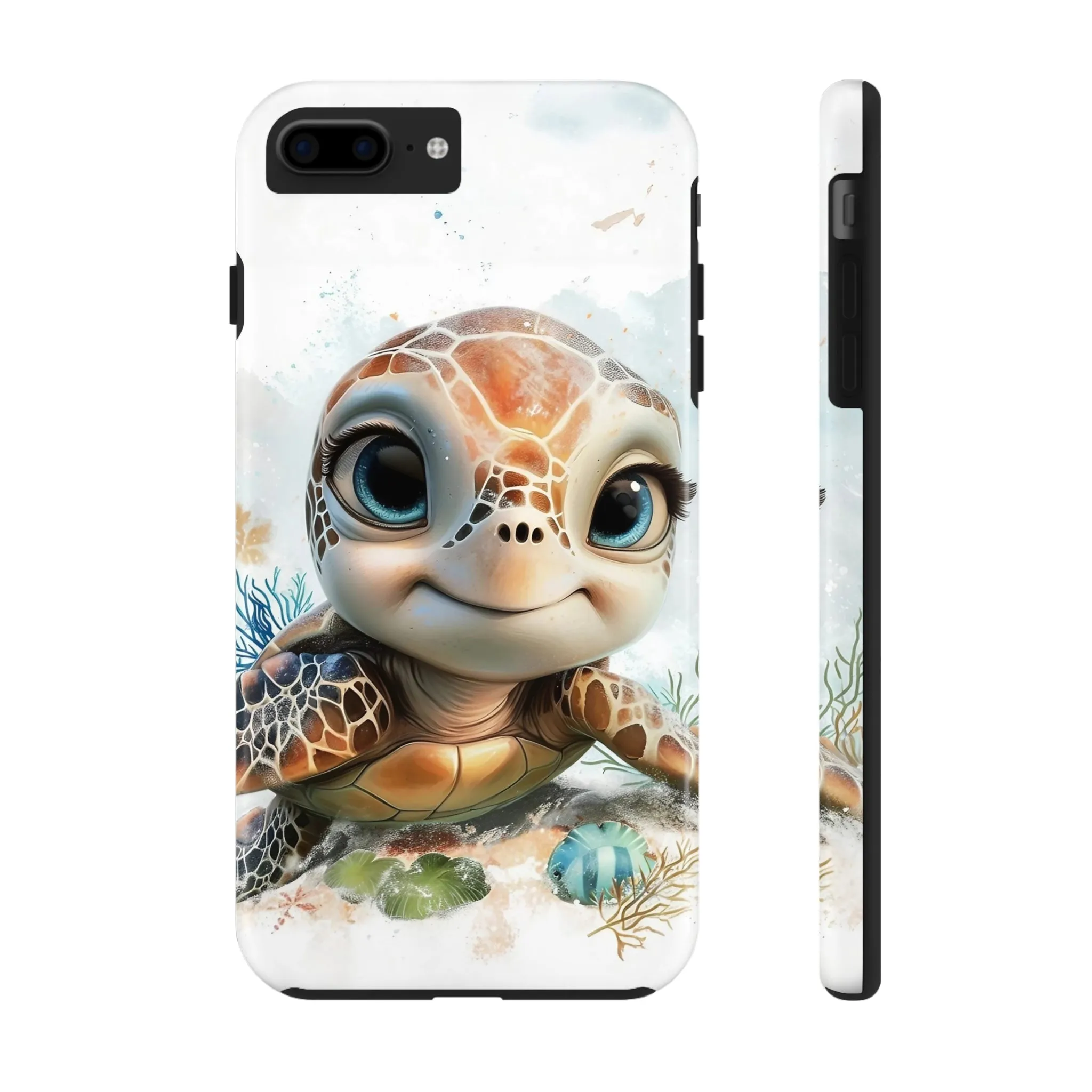 Cute Sea Turtle print Design Tough Phone Case compatible with a large variety of iPhone models, Gift, Phone Case