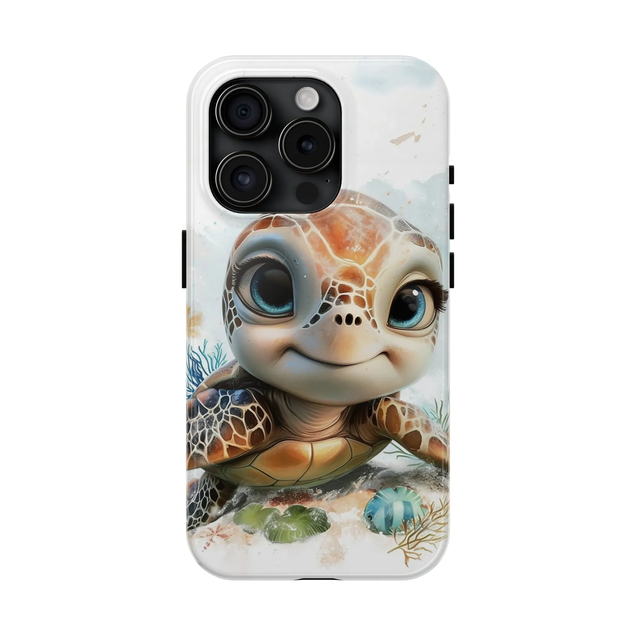 Cute Sea Turtle print Design Tough Phone Case compatible with a large variety of iPhone models, Gift, Phone Case