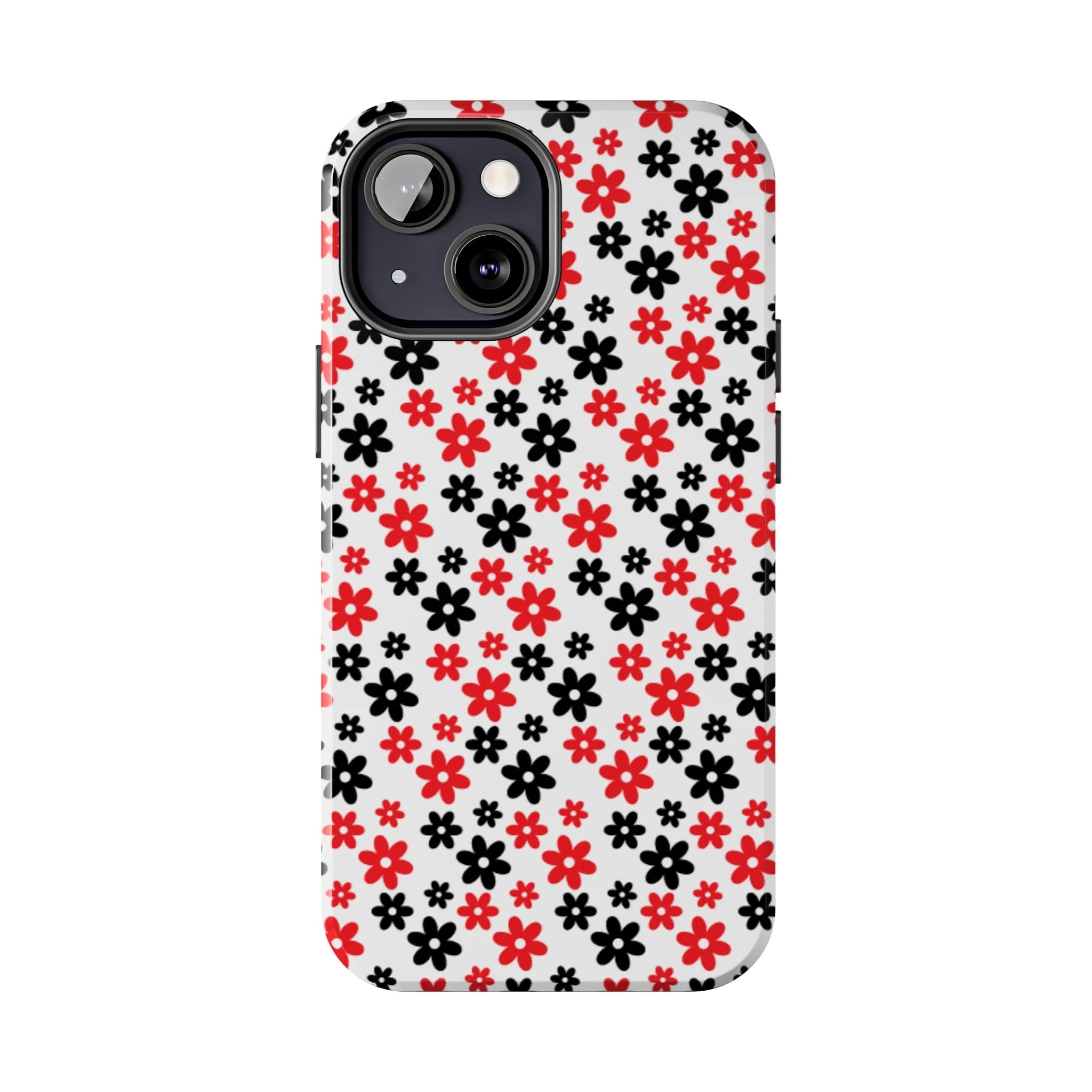 Daisy Flower Iphone Case, Custom phone cases, phone case Inspo, trending phone cases 2023, trending phone cases, aesthetic phone case, bow phone case, phone case ideas, phone case aesthetic, iphone 15 max, Flower phone cover, Red and Black Case