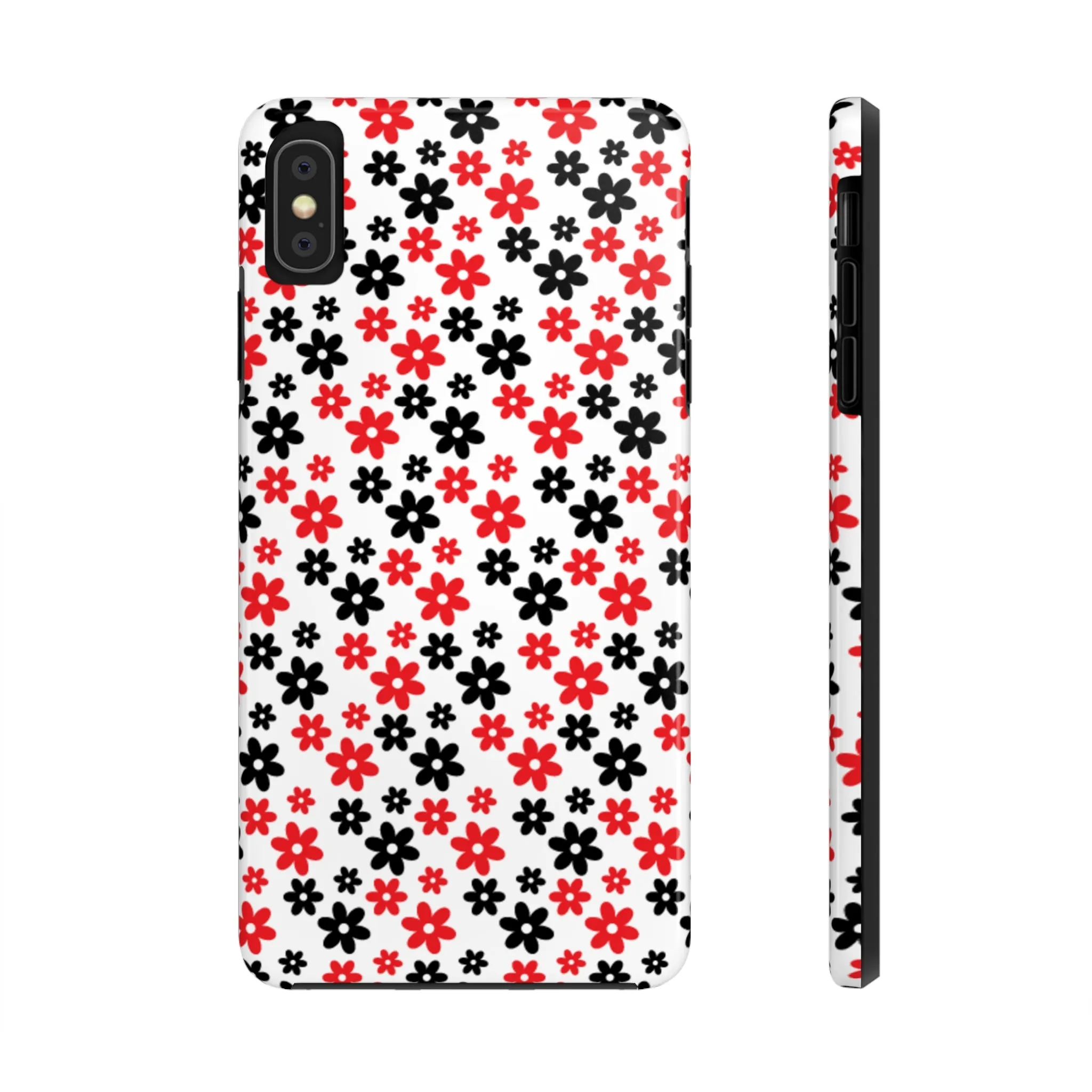 Daisy Flower Iphone Case, Custom phone cases, phone case Inspo, trending phone cases 2023, trending phone cases, aesthetic phone case, bow phone case, phone case ideas, phone case aesthetic, iphone 15 max, Flower phone cover, Red and Black Case