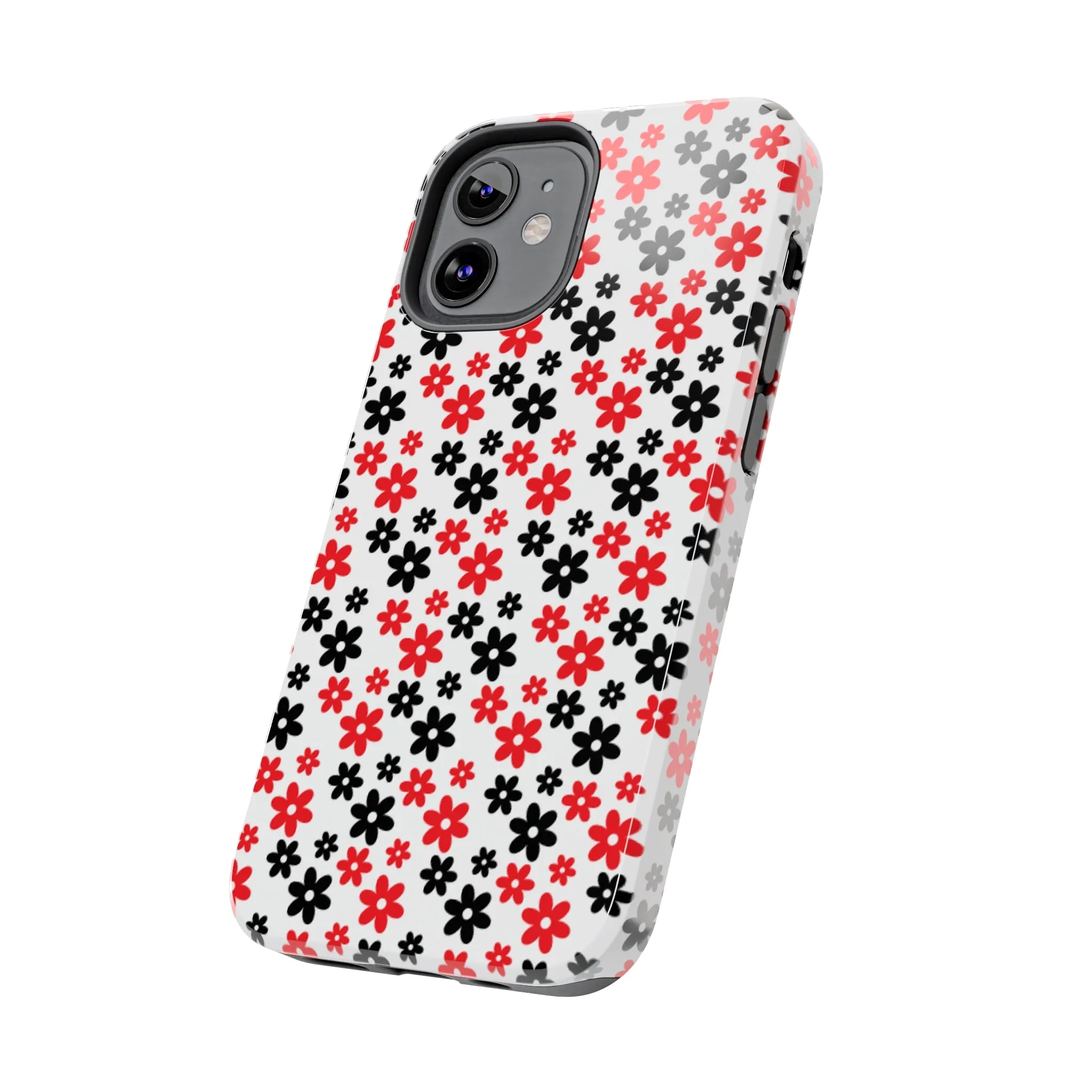 Daisy Flower Iphone Case, Custom phone cases, phone case Inspo, trending phone cases 2023, trending phone cases, aesthetic phone case, bow phone case, phone case ideas, phone case aesthetic, iphone 15 max, Flower phone cover, Red and Black Case