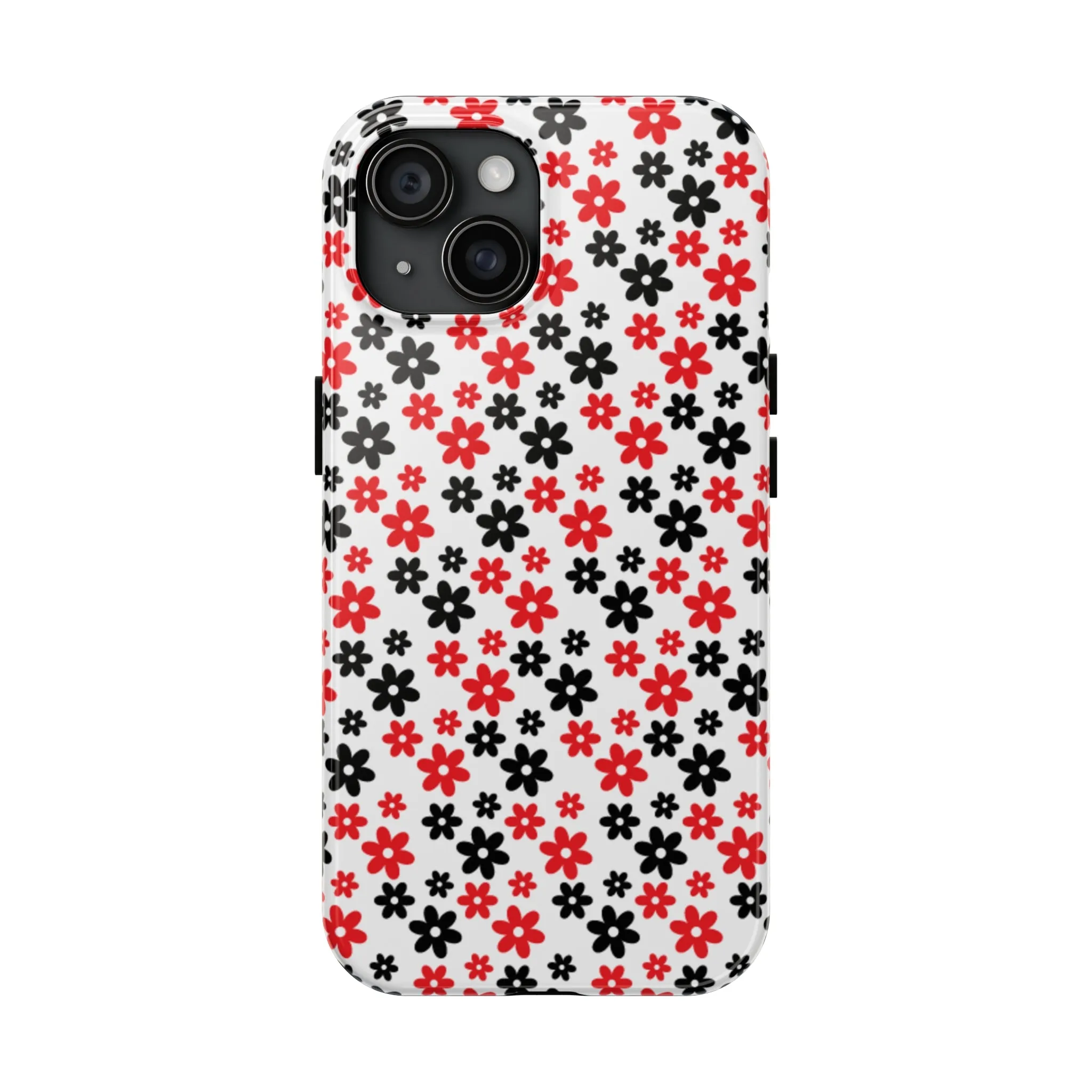 Daisy Flower Iphone Case, Custom phone cases, phone case Inspo, trending phone cases 2023, trending phone cases, aesthetic phone case, bow phone case, phone case ideas, phone case aesthetic, iphone 15 max, Flower phone cover, Red and Black Case