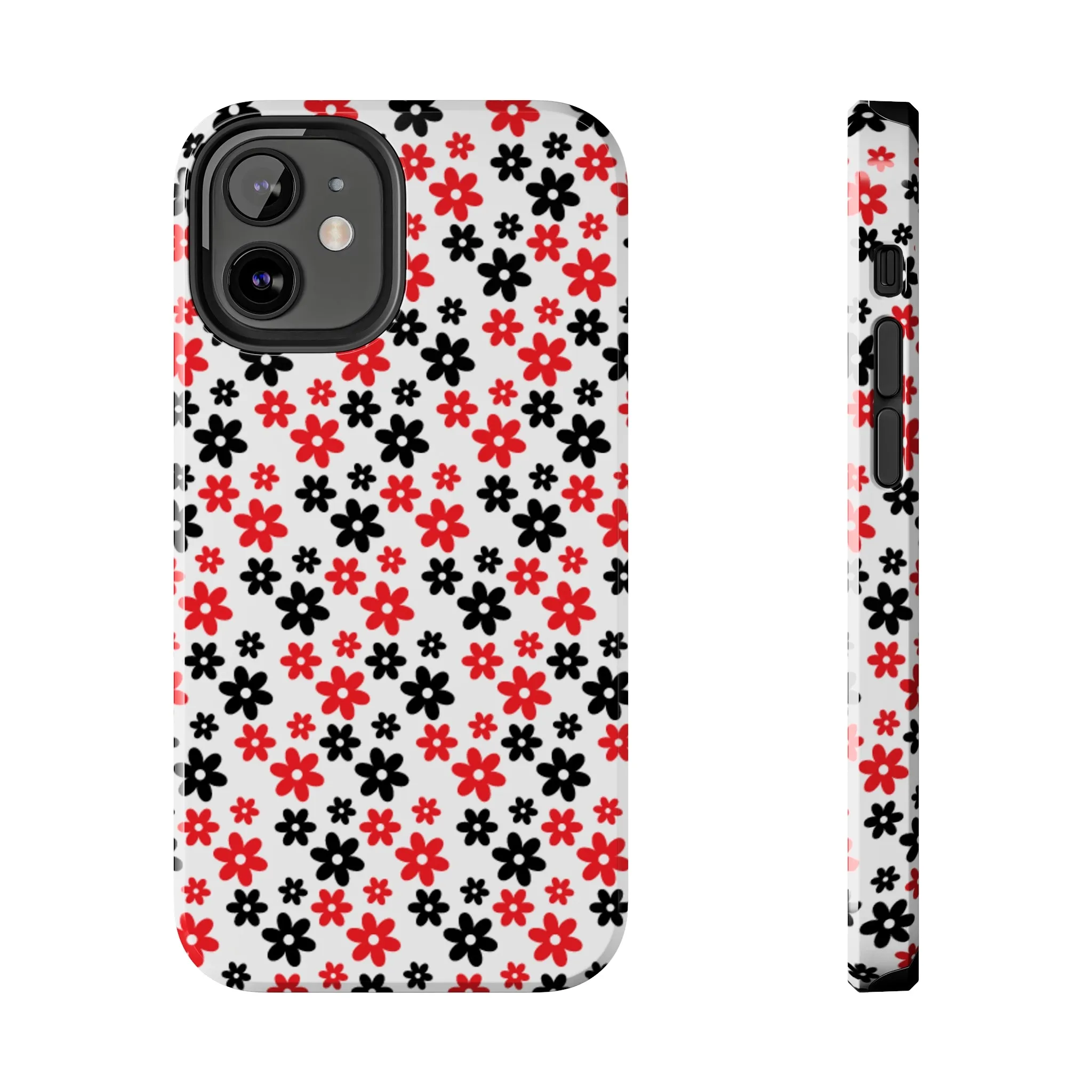 Daisy Flower Iphone Case, Custom phone cases, phone case Inspo, trending phone cases 2023, trending phone cases, aesthetic phone case, bow phone case, phone case ideas, phone case aesthetic, iphone 15 max, Flower phone cover, Red and Black Case