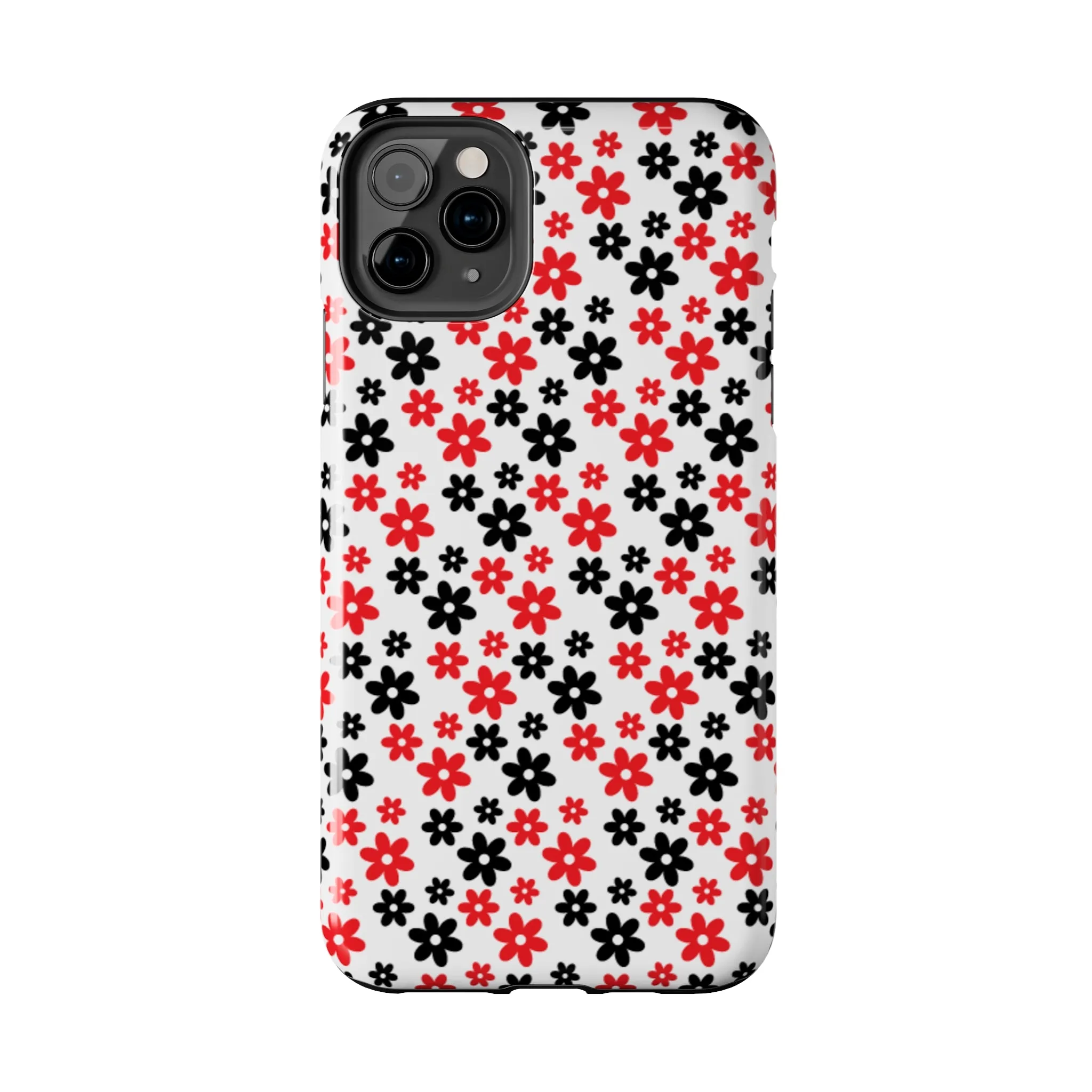 Daisy Flower Iphone Case, Custom phone cases, phone case Inspo, trending phone cases 2023, trending phone cases, aesthetic phone case, bow phone case, phone case ideas, phone case aesthetic, iphone 15 max, Flower phone cover, Red and Black Case