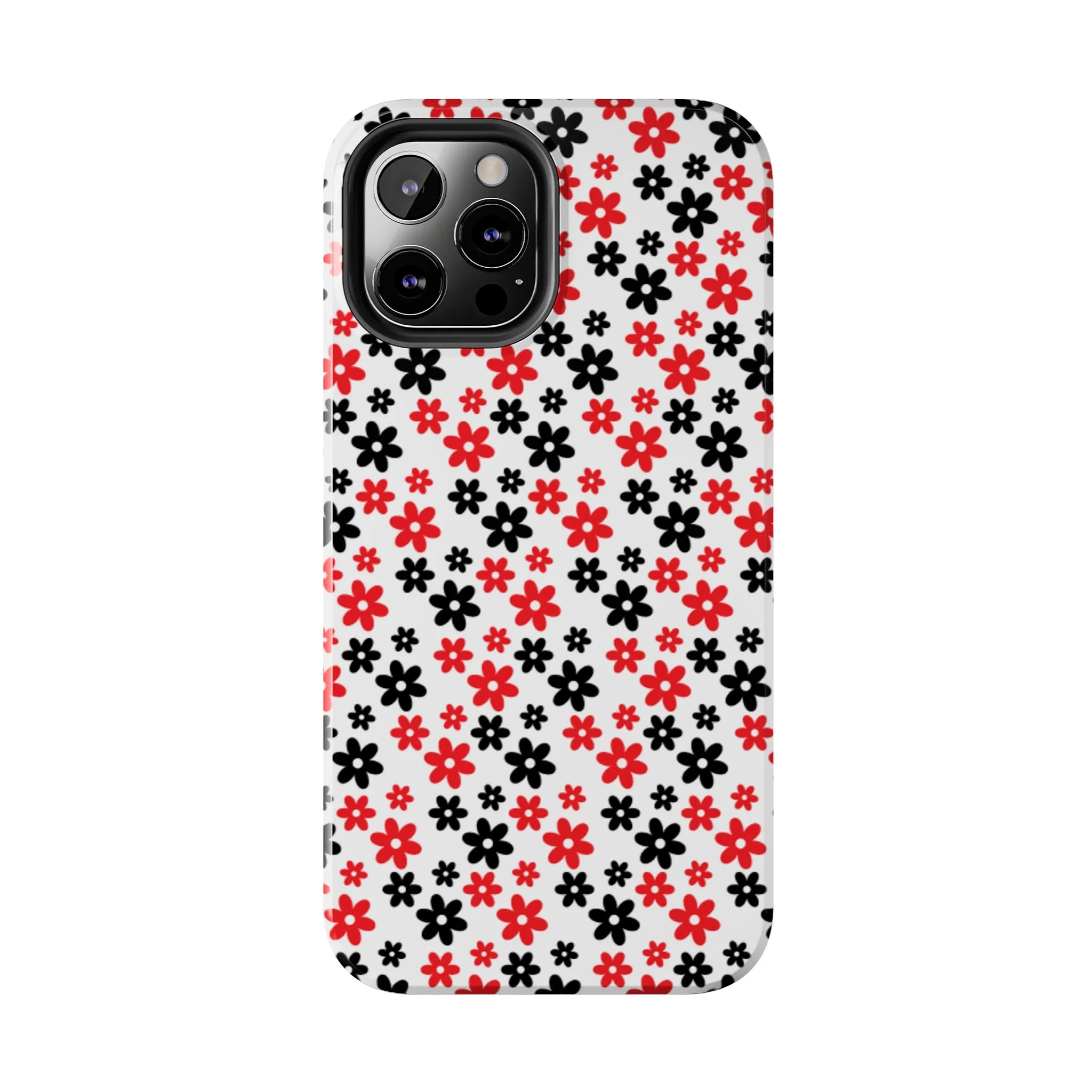 Daisy Flower Iphone Case, Custom phone cases, phone case Inspo, trending phone cases 2023, trending phone cases, aesthetic phone case, bow phone case, phone case ideas, phone case aesthetic, iphone 15 max, Flower phone cover, Red and Black Case