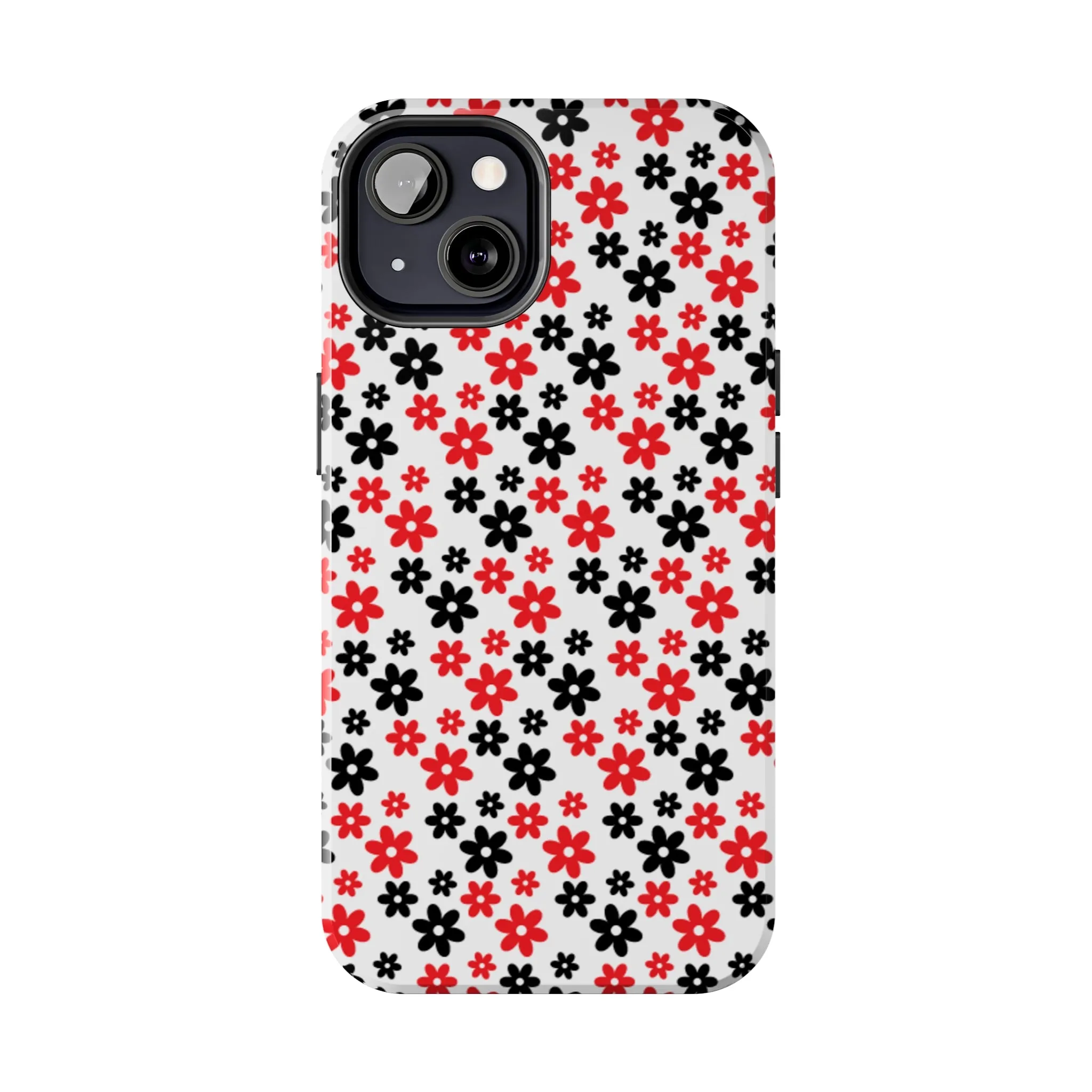 Daisy Flower Iphone Case, Custom phone cases, phone case Inspo, trending phone cases 2023, trending phone cases, aesthetic phone case, bow phone case, phone case ideas, phone case aesthetic, iphone 15 max, Flower phone cover, Red and Black Case