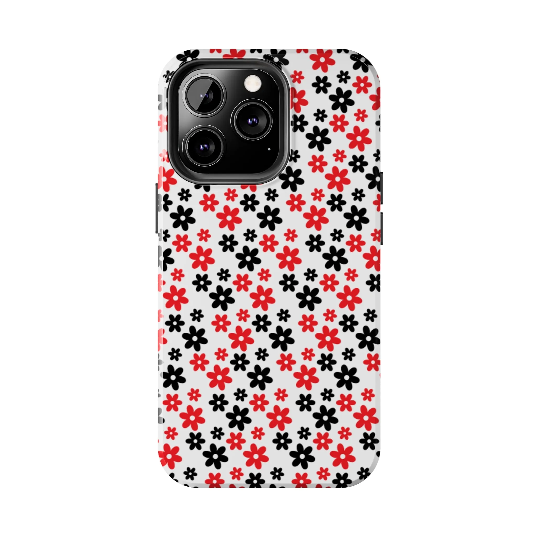 Daisy Flower Iphone Case, Custom phone cases, phone case Inspo, trending phone cases 2023, trending phone cases, aesthetic phone case, bow phone case, phone case ideas, phone case aesthetic, iphone 15 max, Flower phone cover, Red and Black Case