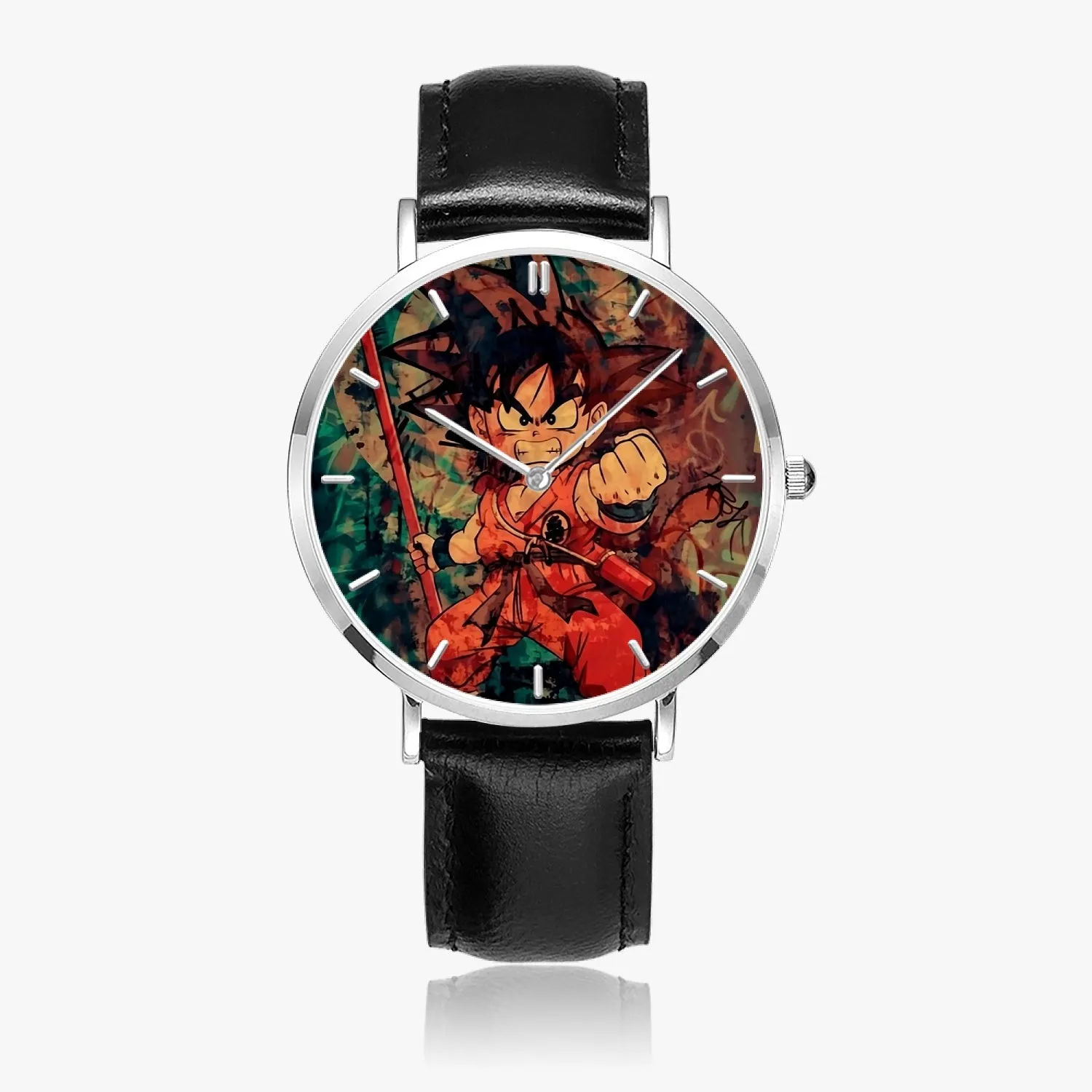 DBZ-Store Stylish Kid Young Goku Vintage Tie Dye Painting Watch