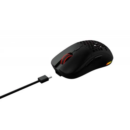 Devo Wireless Gaming Mouse Littwo RGB 73g - Black