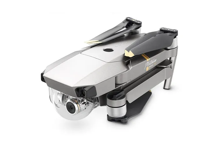 DJI MAVIC PRO PLATINUM Fly More Combo - A sleek design and compact body, best portable drone (combo)