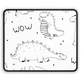 Doodle Dinosours - Inovax Gaming Mouse Pad