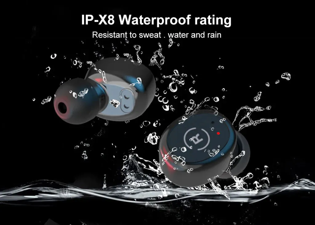 E302pro True Active Noise Cancellation Wireless IPX8 Waterproof Earbuds