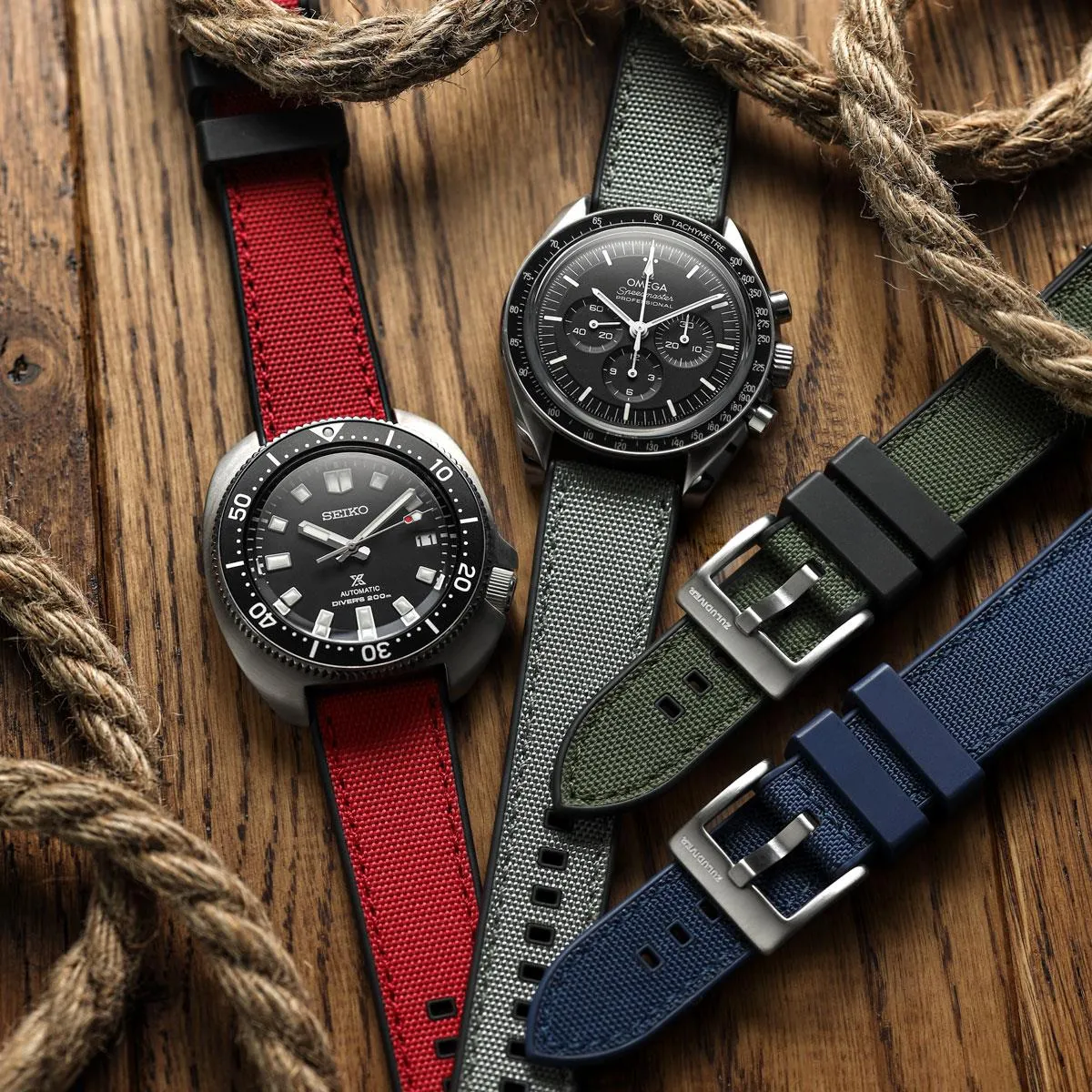 Endurance Extreme Rubber Watch Strap - Nimrod