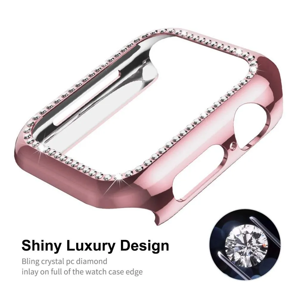 ENKAY Apple Watch (41mm) rhinestone cover with screen protector - Silver