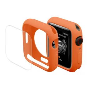 ENKAY Apple Watch (45mm) TPU cover with screen protector - Orange